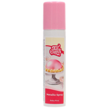 Spray Rosa Metalizado 100 ml Funcakes