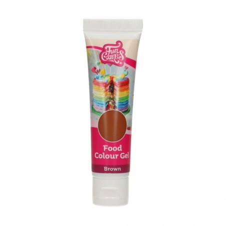 Colorante en gel Marrón Brown 30 g Funcakes