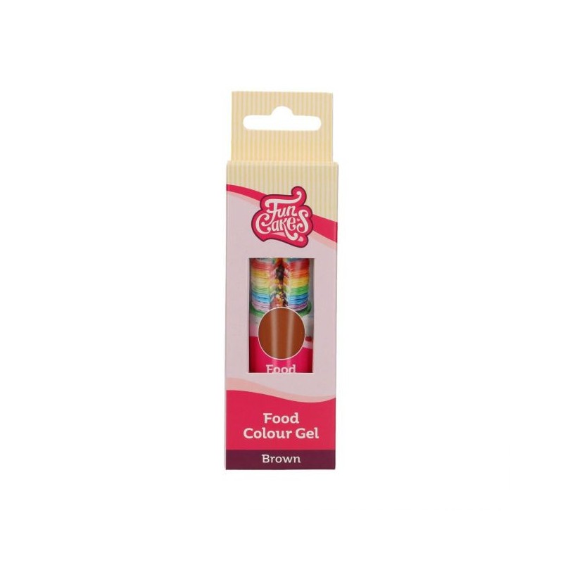 Colorante en gel Marrón Brown 30 g Funcakes