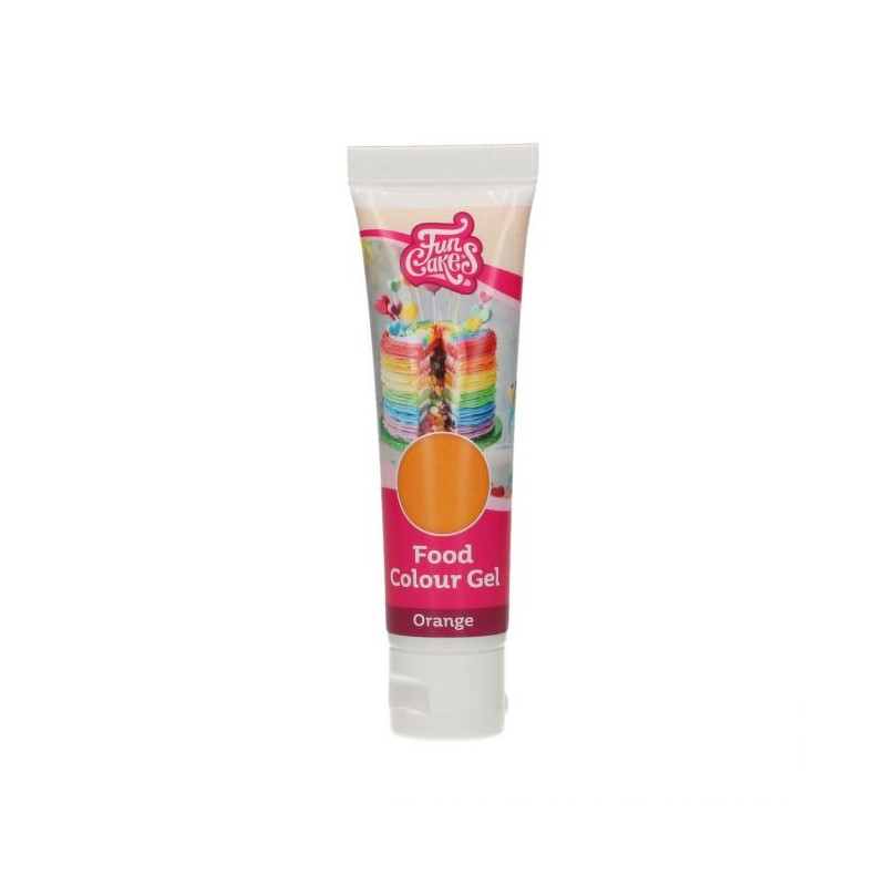 Colorante en gel Naranja Orange 30 g Funcakes
