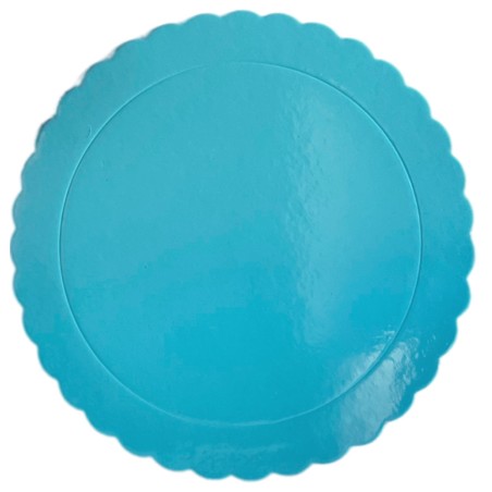 Bandeja redonda 35 cm x 3 mm Azul Cielo Extra Fuerte