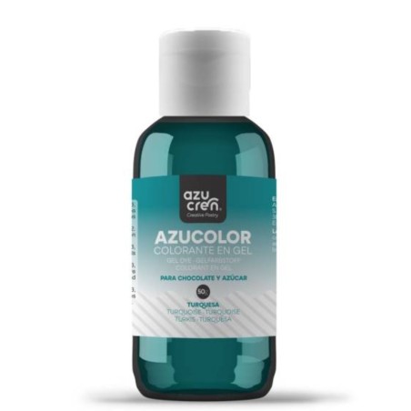 Colorante en gel Turquesa 50 g AzuColor Azucren