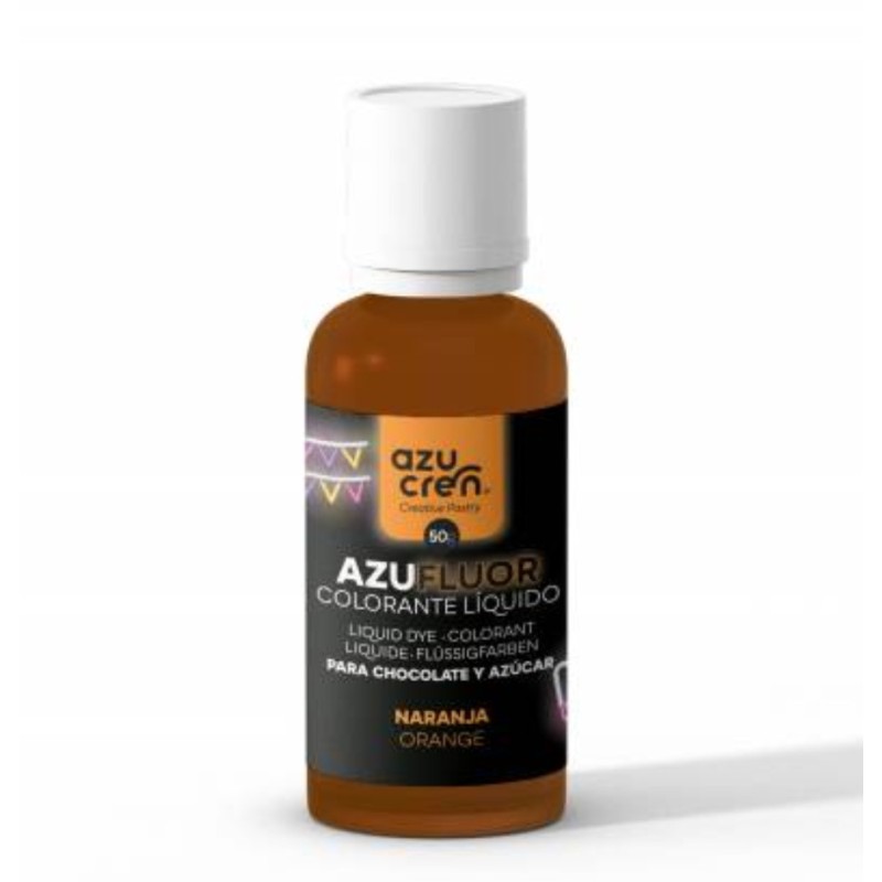 Colorante en gel FLUOR NARANJA 50 g Azufluor Azucren