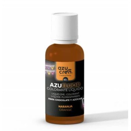 Colorante en gel FLUOR NARANJA 50 g Azufluor Azucren