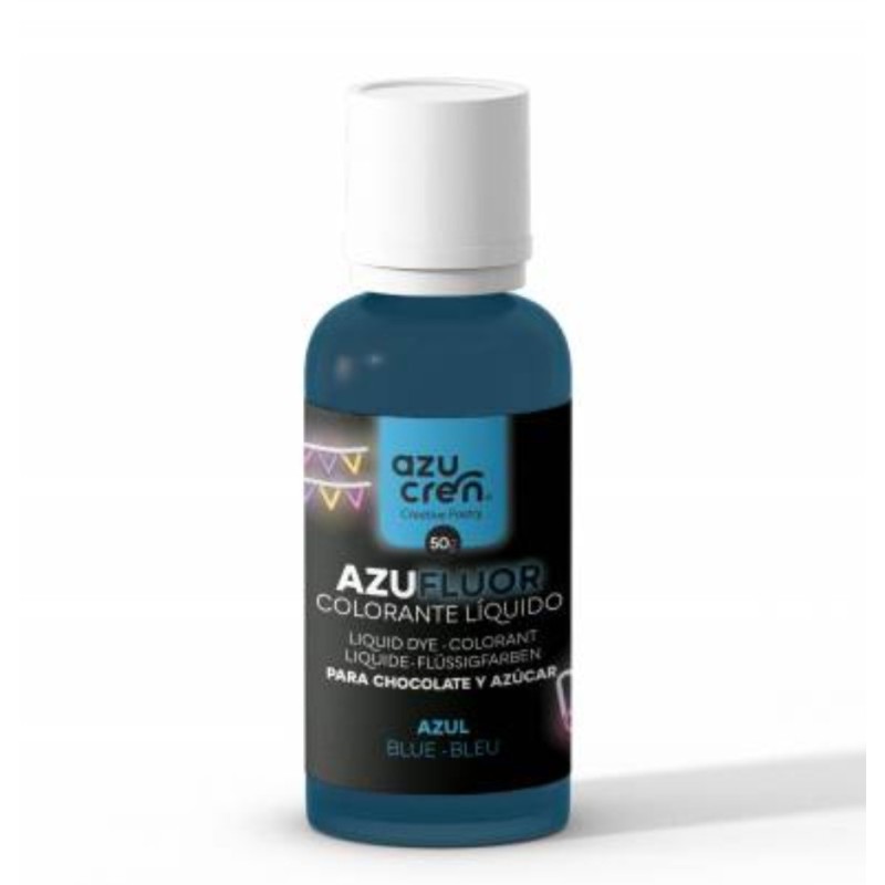 Colorante en gel FLUOR AZUL 50 g Azufluor Azucren
