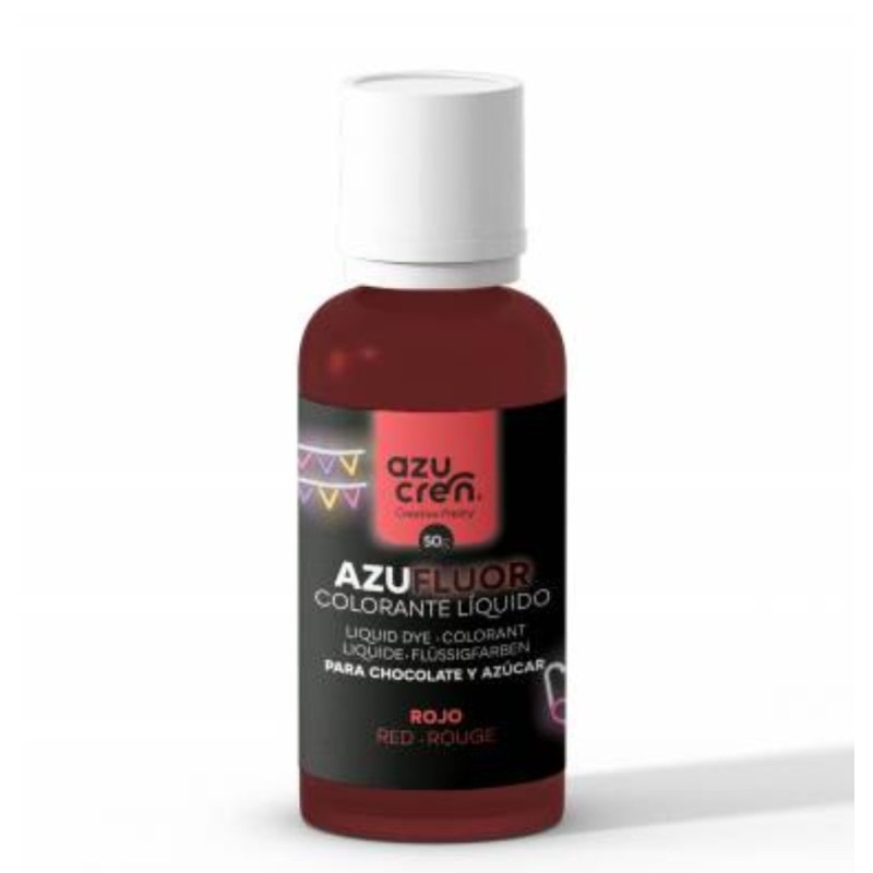 Colorante en gel FLUOR ROJO 50 g Azufluor Azucren