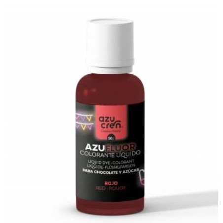 Colorante en gel FLUOR ROJO 50 g Azufluor Azucren