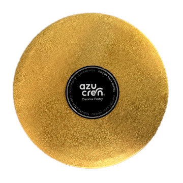 Bandeja de presentación Oro 25 x 1.2 cm Azucren