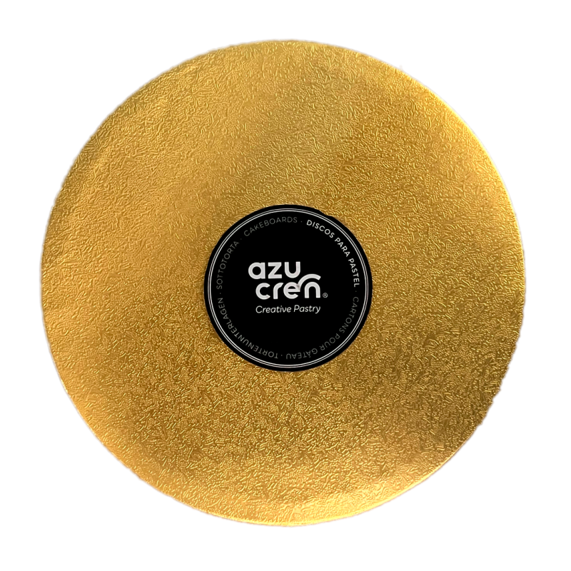Bandeja de presentación Oro 30 x 1.2 cm Azucren