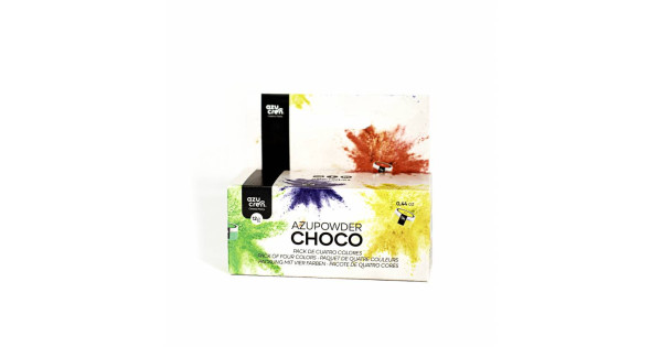 Pack 4 Colorantes en Polvo Liposolubles para Chocolate Azucren