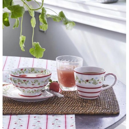 Taza con asa Gloria White Green Gate