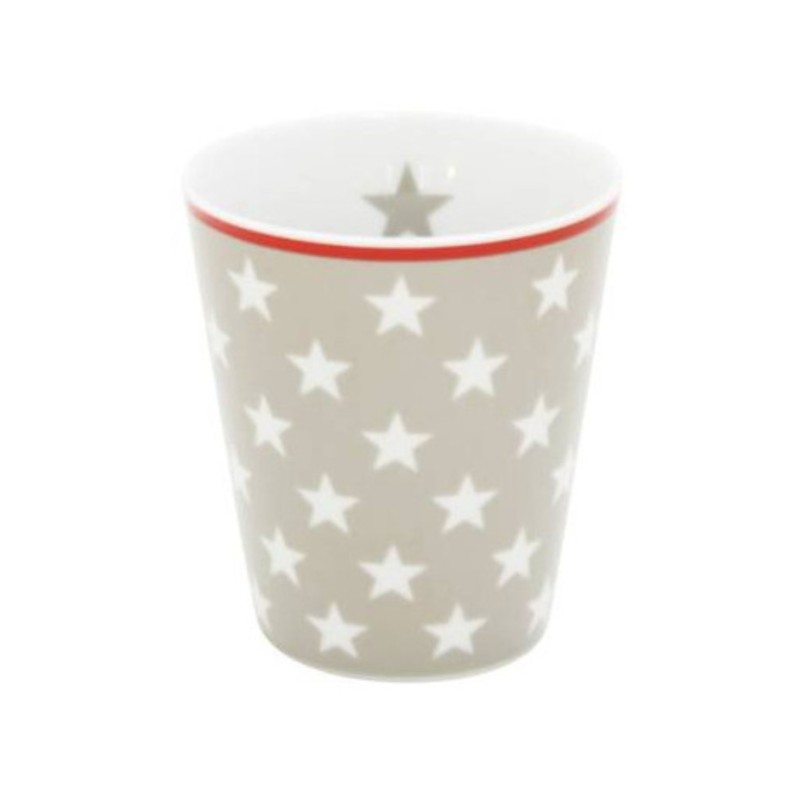 Tazón de leche Gris con Estrellas Krasilnikoff
