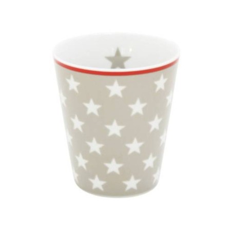Tazón de leche Gris con Estrellas Krasilnikoff