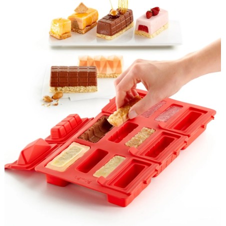 Molde Mini Postres de Mousse Rellenas Lékué