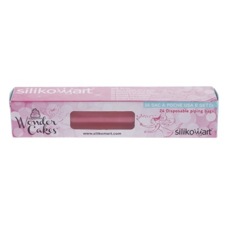 Pack 24 Mangas pasteleras desechables 36 cm Silikomart