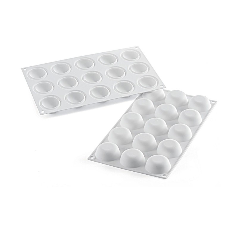 Molde 15 cavidades Globe Silicona Silikomart