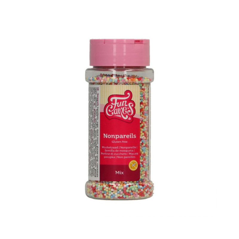 Sprinkles Mini perlitas Colores Sin gluten 80 g Funcakes