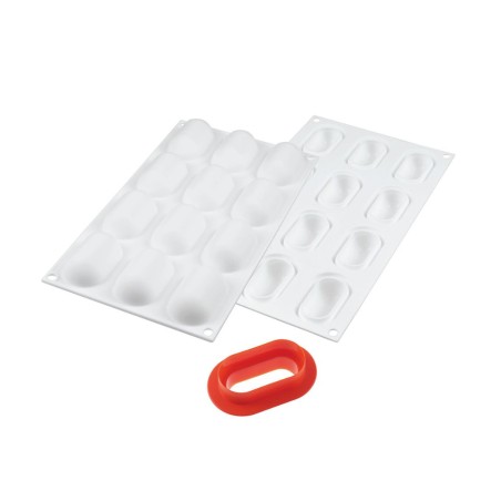 Molde 12 cavidades Mini Pillow Silicona Silikomart