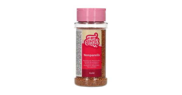 Sprinkles Mini Perlitas Oro 80 g Funcakes
