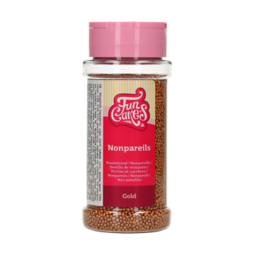 Sprinkles Mini Perlitas Oro 80 g Funcakes