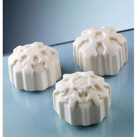 Molde 11 cavidades Copo de Nieve Snowflakes Silikomart