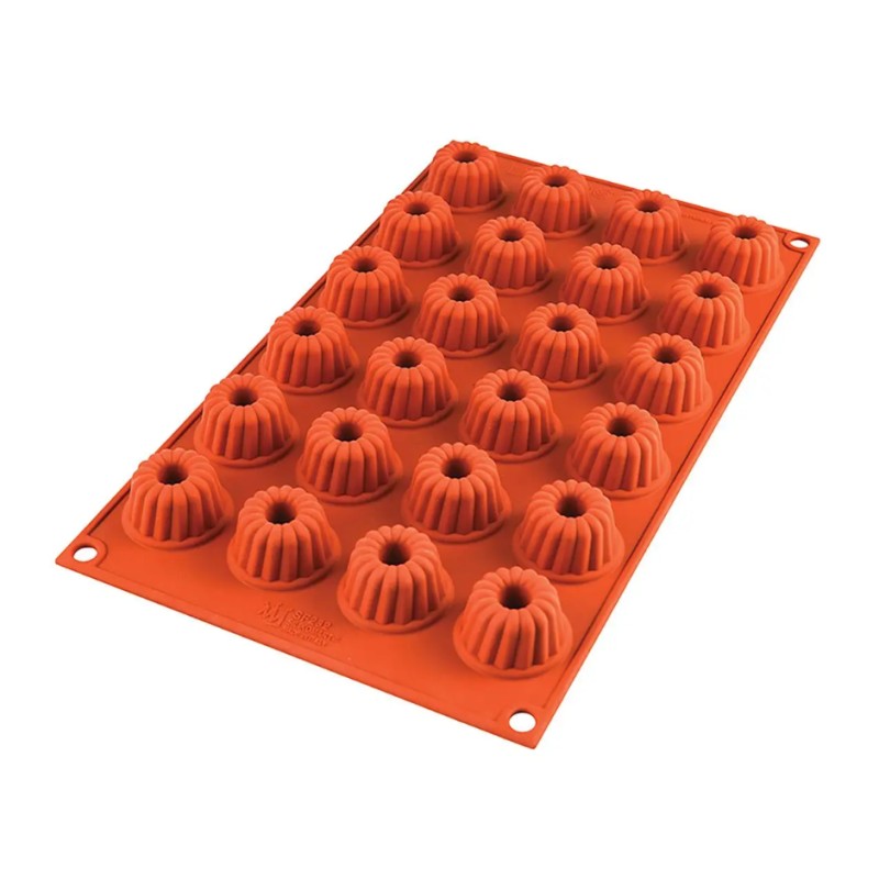 Molde 24 cavidades Mini Bundt Cake Silicona Silikomart