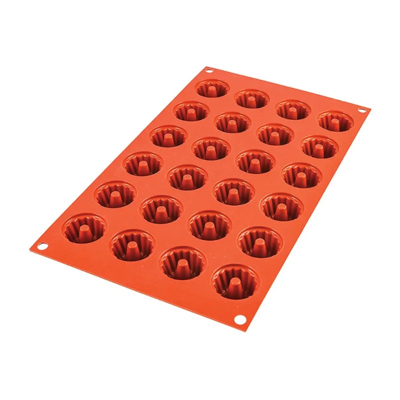 Molde 24 cavidades Mini Bundt Cake Silicona Silikomart