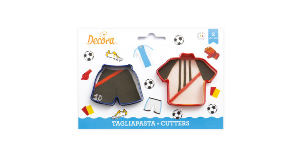Pack de 2 cortante Camiseta y Pantalón Fútbol Decora Italia