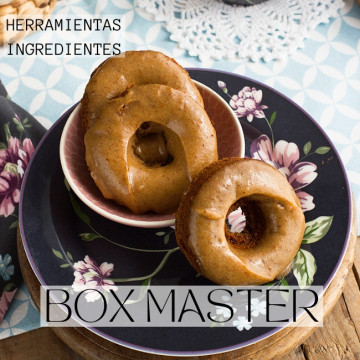 BOX MASTER DONUTS HERRAMIENTAS E INGREDIENTES