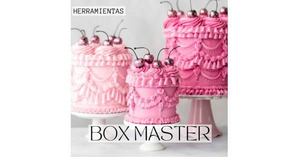 BOX MASTER TARTAS VINTAGE CAKES HERRAMIENTAS