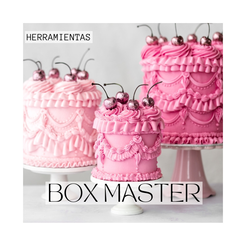 BOX MASTER TARTAS VINTAGE CAKES HERRAMIENTAS