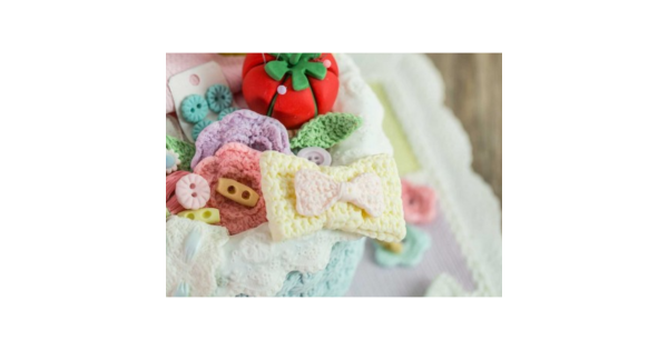 Molde silicona Crochet Lazos Karen Davies