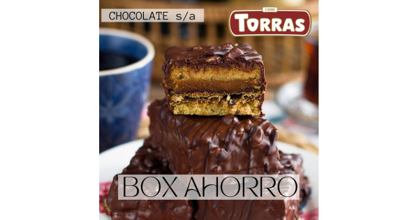 Box Ahorro Chocolate sin azúcar Negro y Blanco Torras