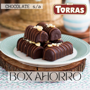 Box Ahorro Chocolate sin azúcar Negro y Con Leche Torras
