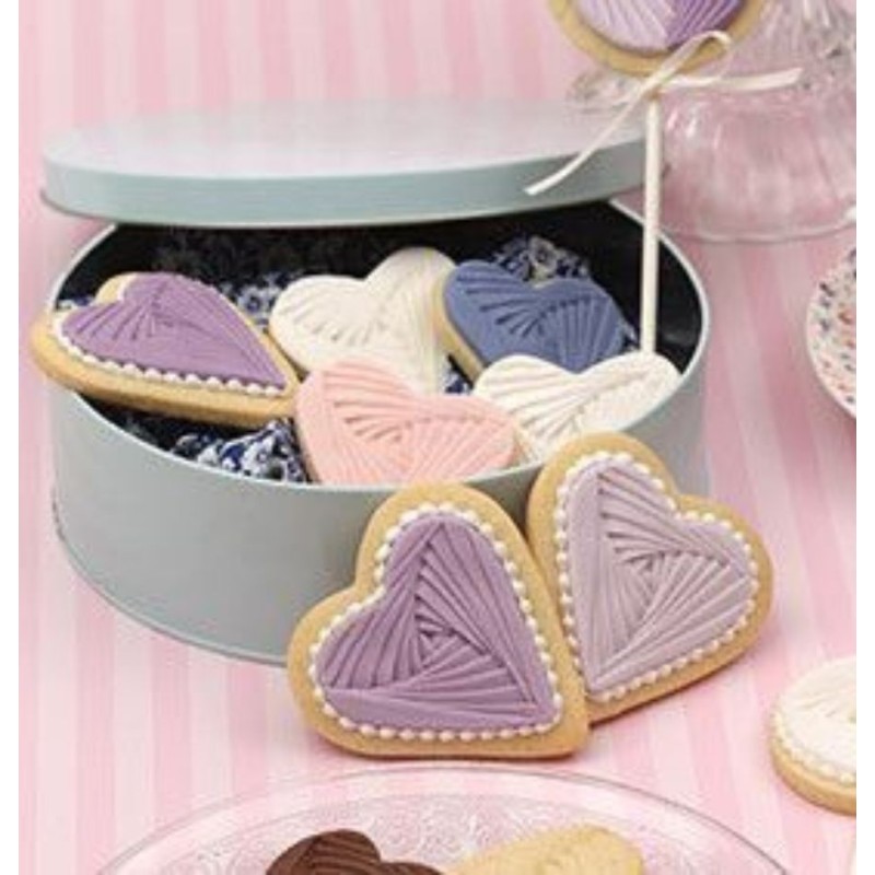 Molde silicona Corazón Drapeado Squires Kitchen
