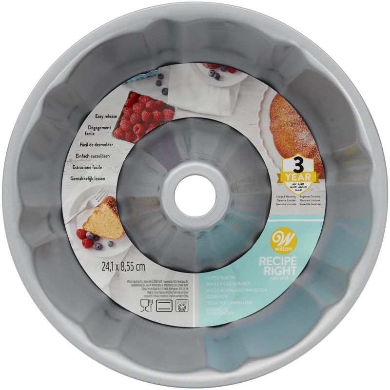 Molde de bizcocho redondo 24 cm Bundt Cake Clásico Wilton