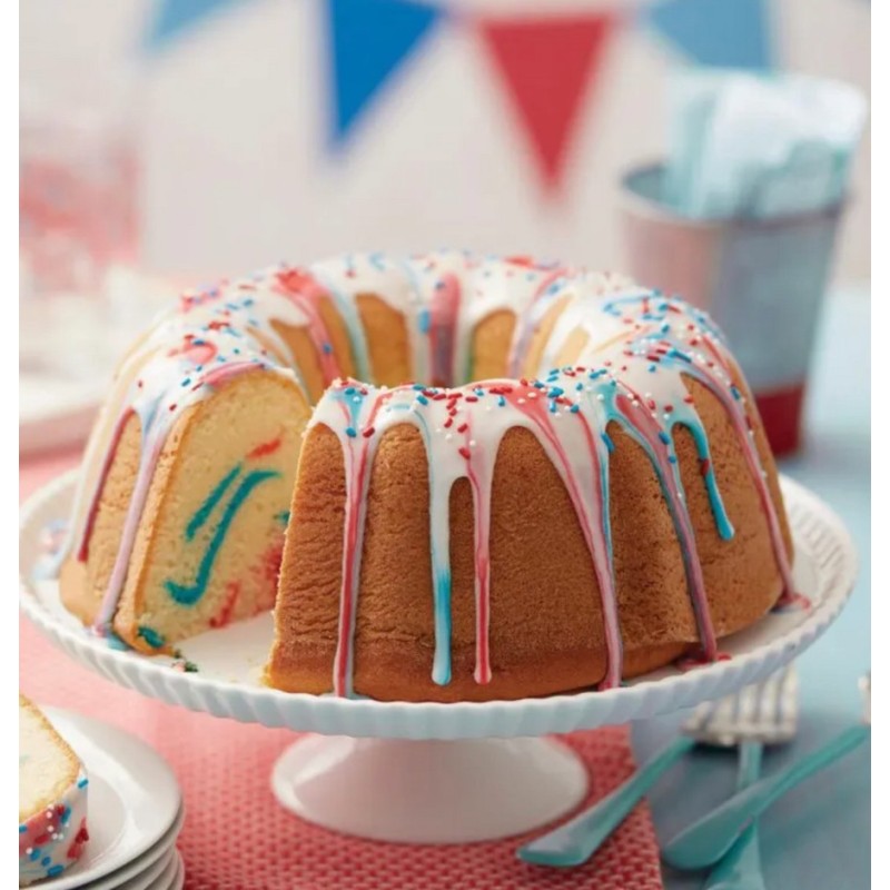 Molde de bizcocho redondo 24 cm Bundt Cake Clásico Wilton