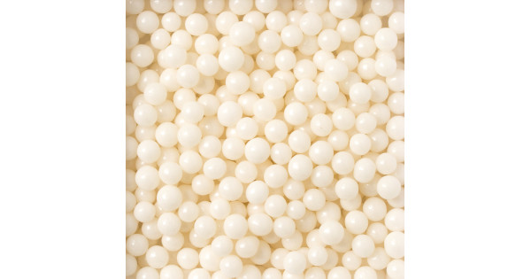 Sprinkles Perlas Blancas 7 mm 100 g Decora Italia