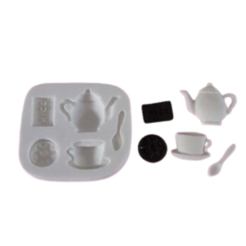 Molde silicona Té y Galletas FPC