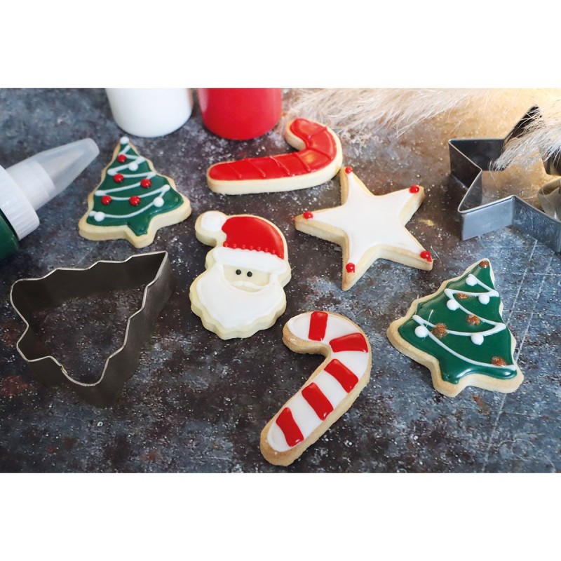 Pack 4 Cortantes de Galletas Navidad Scrapcooking