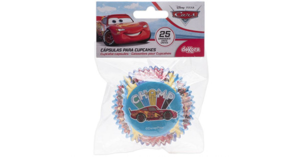 Cápsulas de Cupcakes Cars Disney (25) Dekora