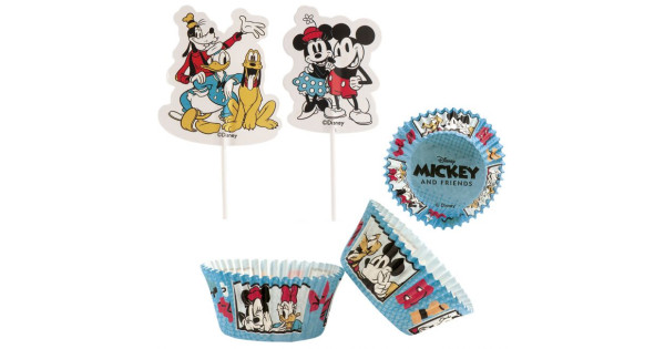 Set de Cupcakes + Toppers Mickey Mouse Dekora