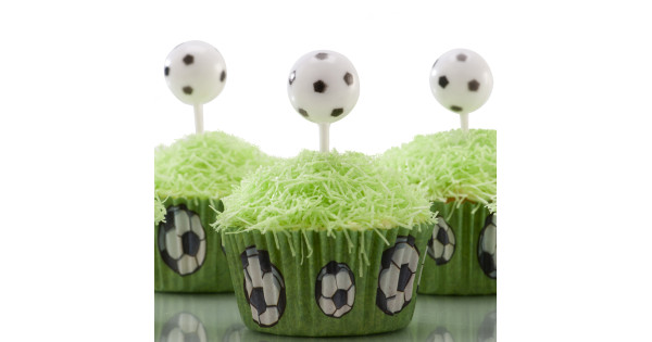 Cápsulas de Cupcakes Futbol (25) Dekora