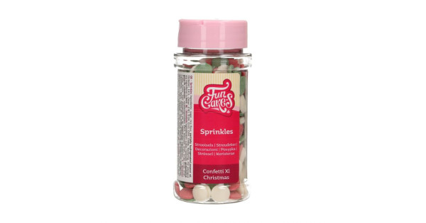 Sprinkles Maxi Confeti Navidad 55 g Funcakes