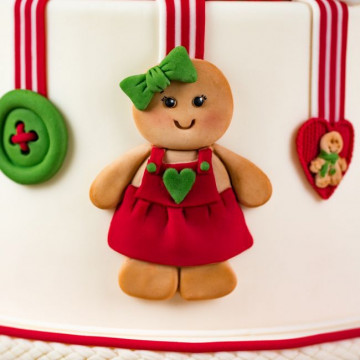 Molde de Silicona Familia Gingerbread Karen Davies
