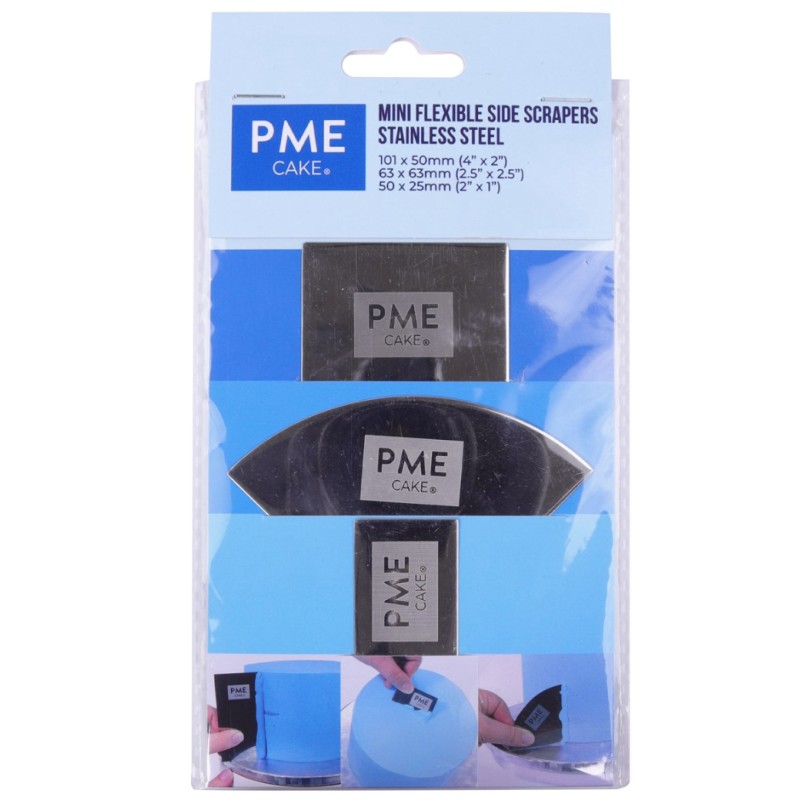Pack 3 Mini Espátulas Alisadora Flexible PME