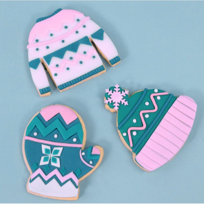 Pack 3 Cortantes de Galletas Invierno PME
