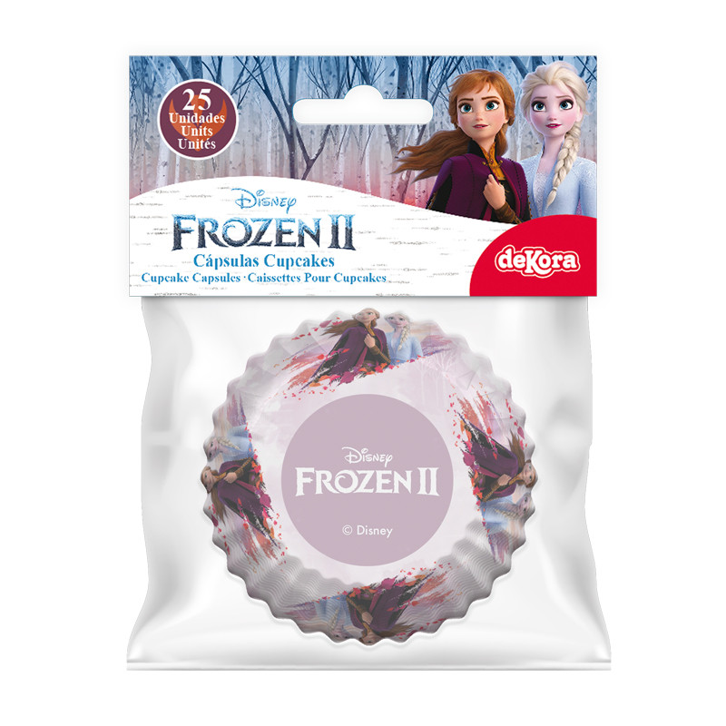 Cápsulas de Cupcakes Frozen (25) Dekora