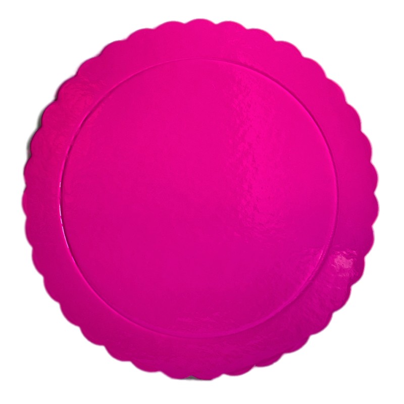 Bandeja redonda 35 cm x 3 mm Fucsia Extra Fuerte