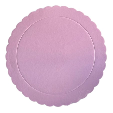 Bandeja redonda 20 cm x 3 mm Rosa Bebe Extra Fuerte